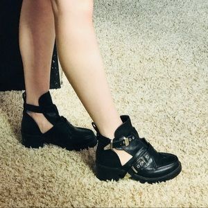 Black Buckled Shoes